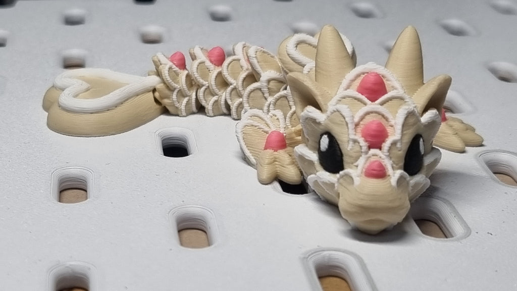 Tiny Heart cookie dragon