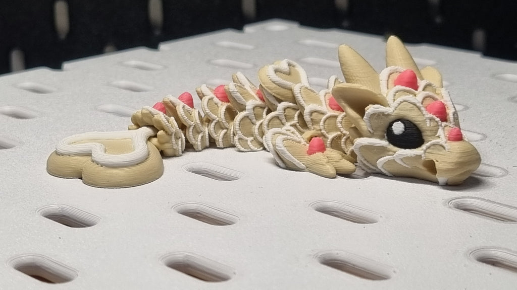 Tiny Heart cookie dragon