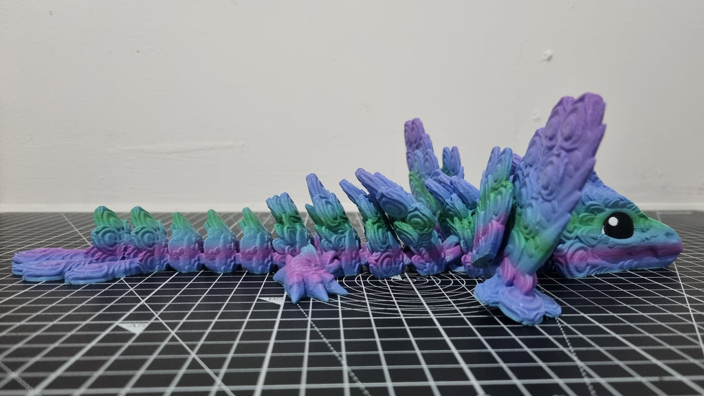 Baby peacock dragon