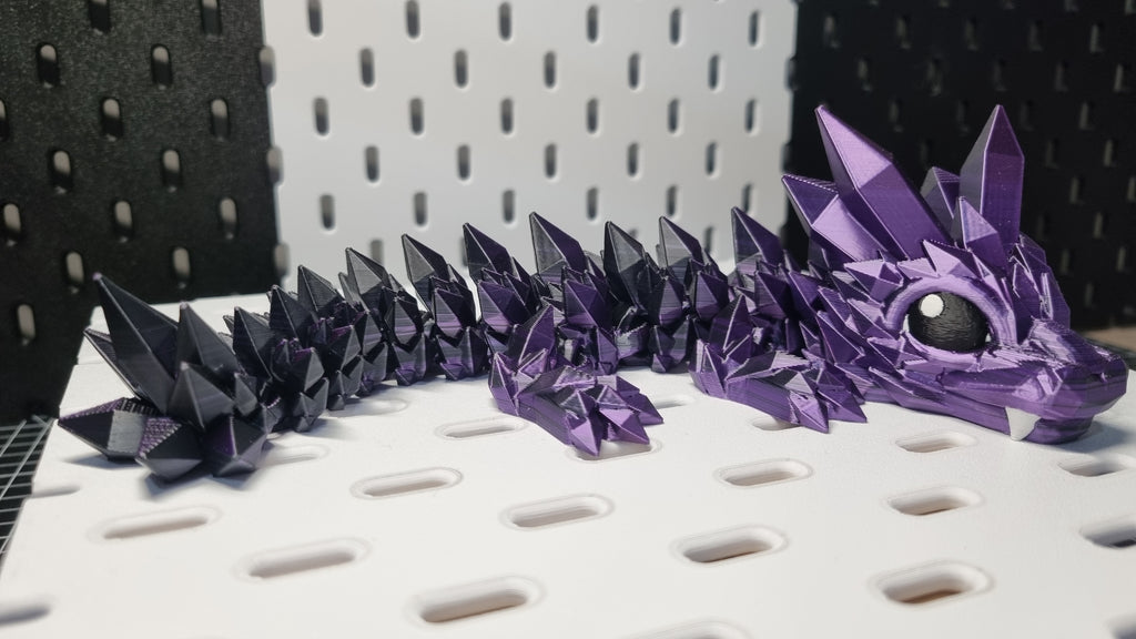 Baby Crystal Dragon- black/purple