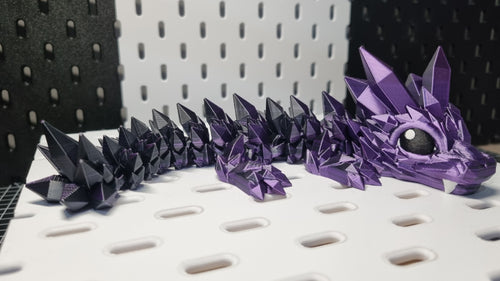 Baby Crystal Dragon- black/purple