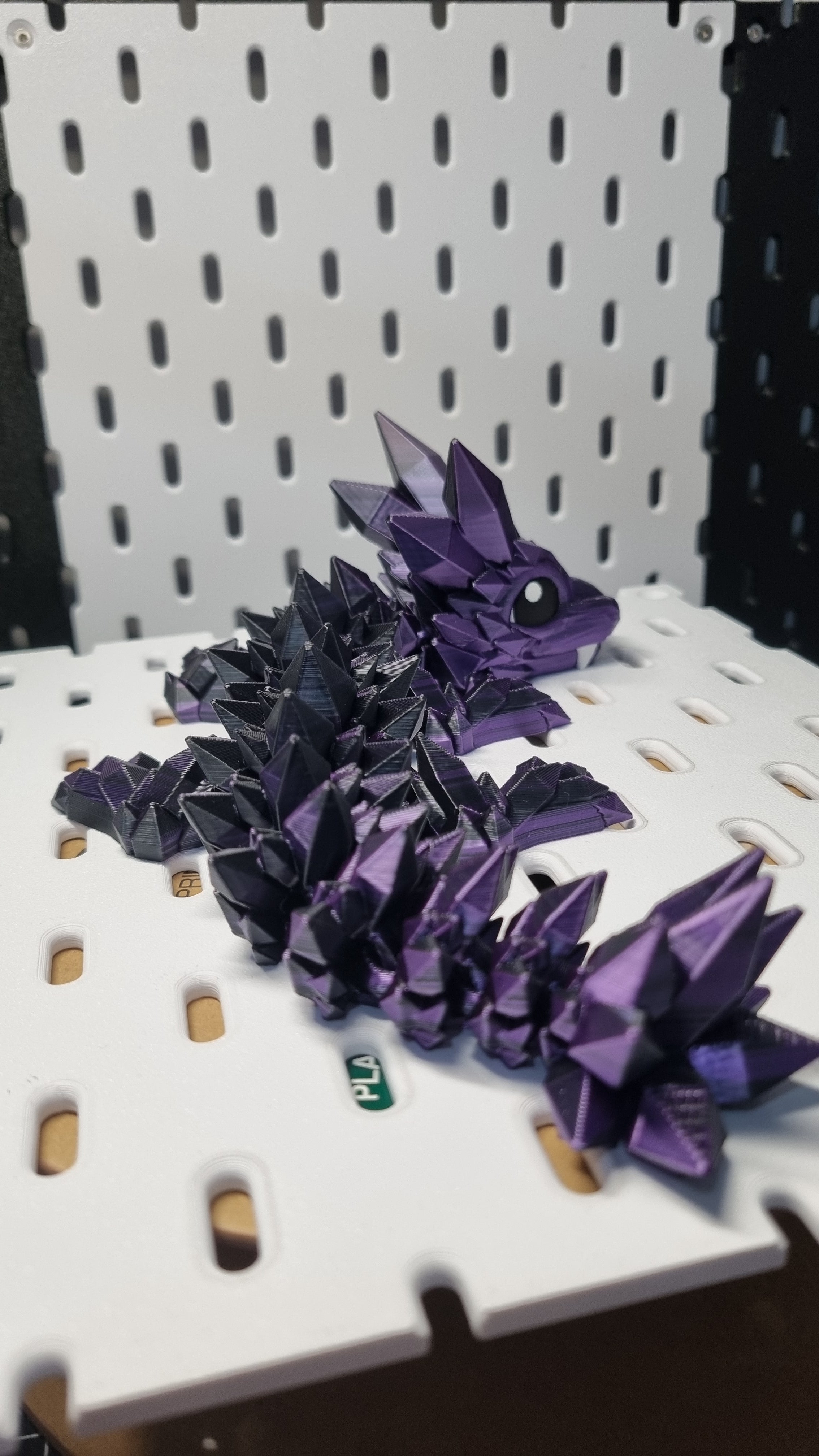 Baby Crystal Dragon- black/purple