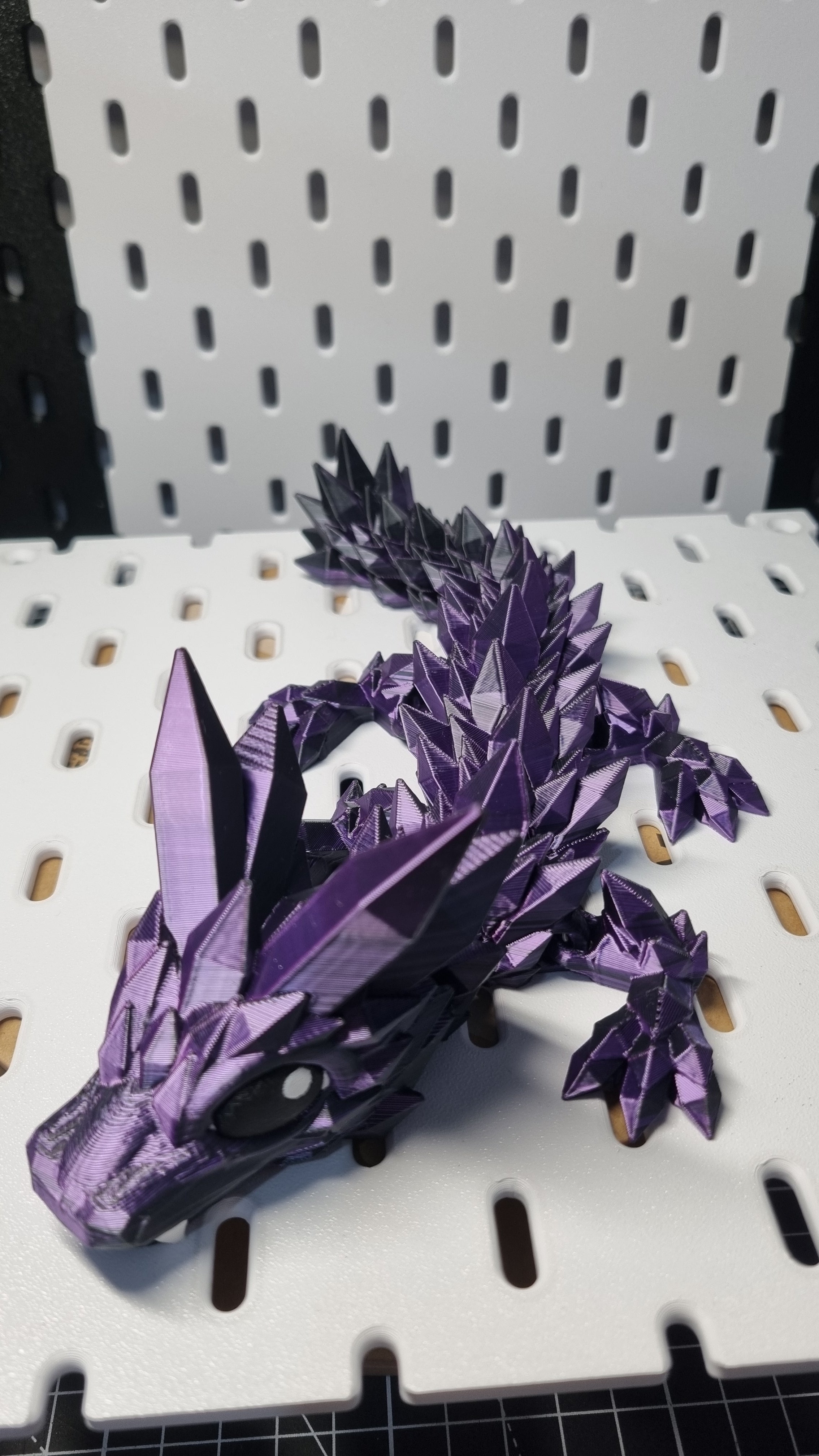 Baby Crystal Dragon- black/purple