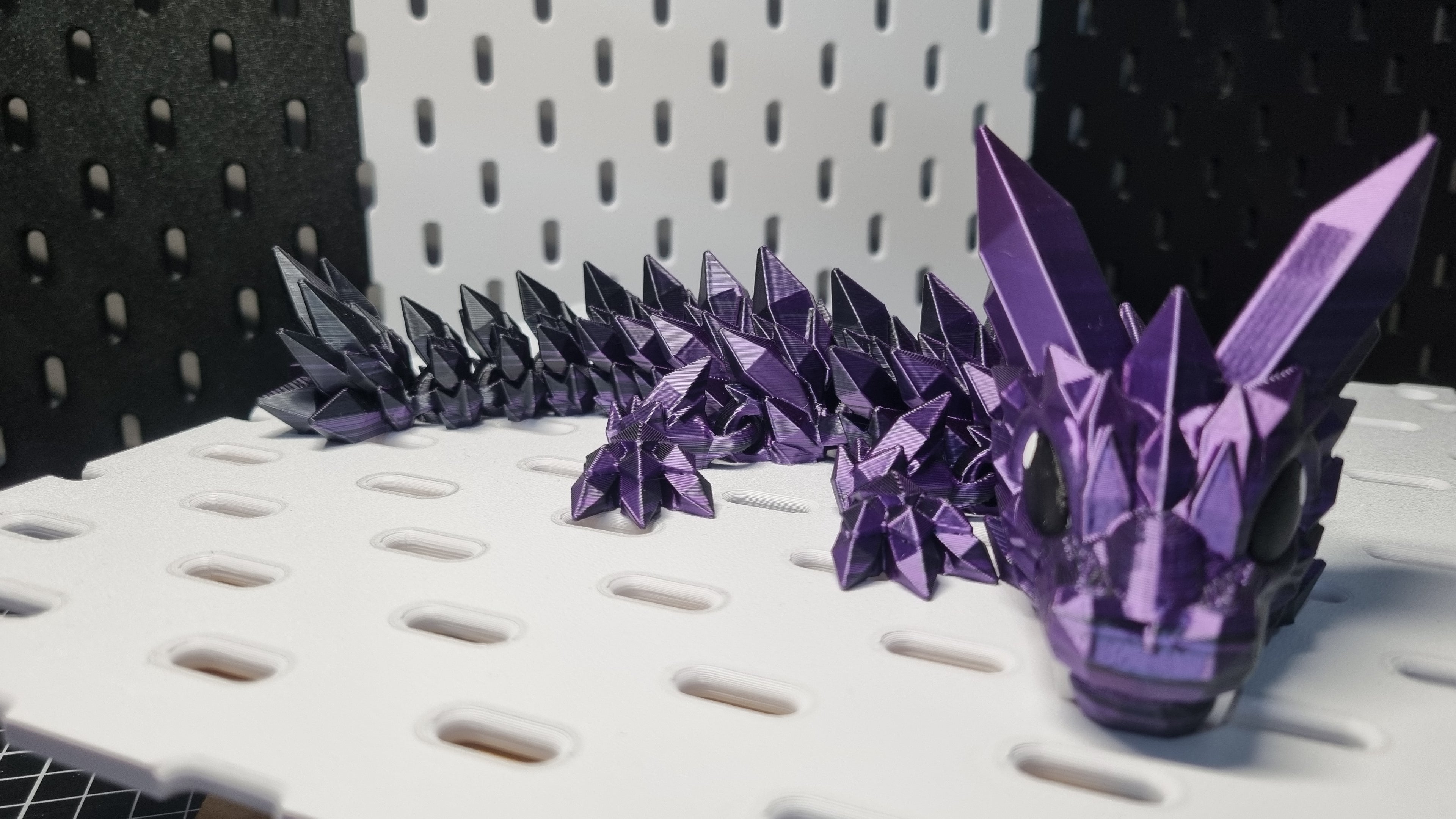 Baby Crystal Dragon- black/purple