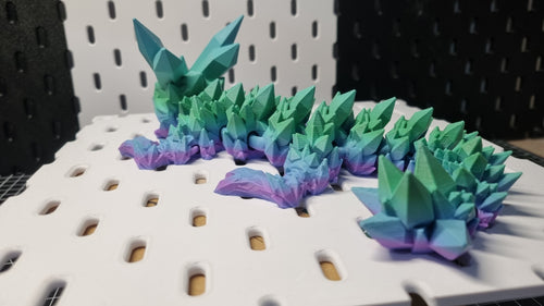 Baby Crystal Dragon- rainbow