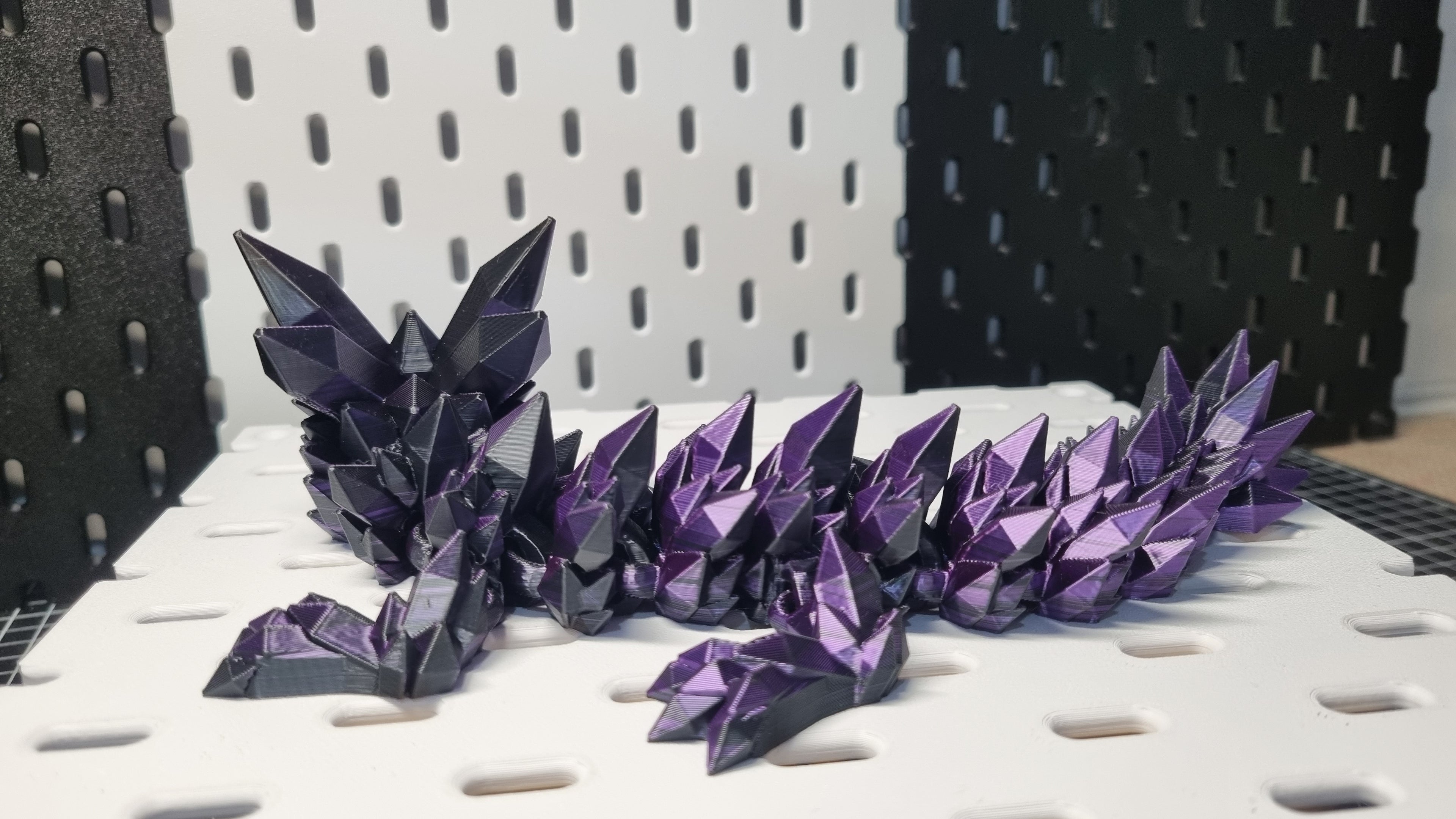 Baby Crystal Dragon- black/purple